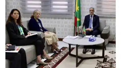 Photo de Le ministre de l’Économie reçoit la coordinatrice résidente du système des Nations Unies en Mauritanie