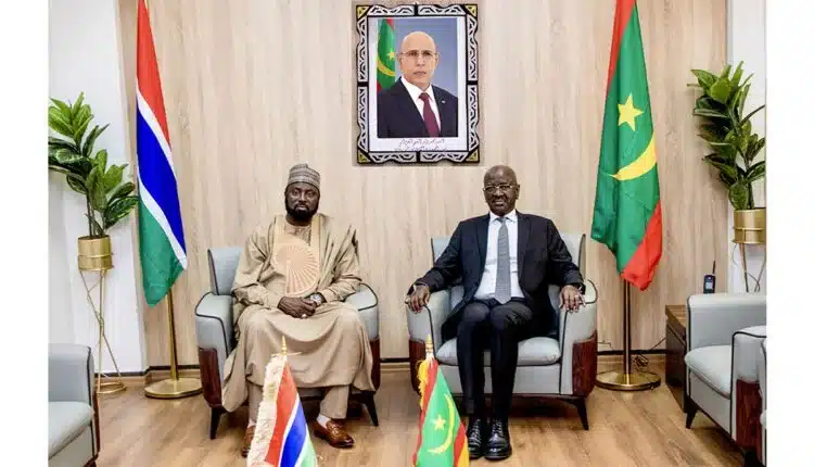 Photo de Mauritanie-Gambie : Rencontre entre les ministres des Affaires étrangères