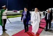 Photo de Retour du Président Ghazouani à Nouakchott après le pèlerinage de 2025