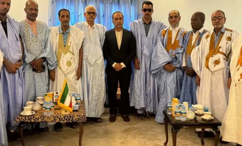 Des partis mauritaniens effectuent une visite de solidarité à l’ambassadeur d’Iran