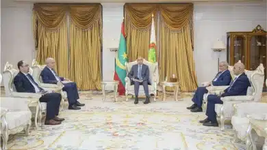 Photo de رئيس الجمهورية يستقبل رئيس المجلس الشعبي الوطني الجزائري