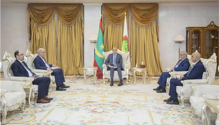 رئيس الجمهورية يستقبل رئيس المجلس الشعبي الوطني الجزائري