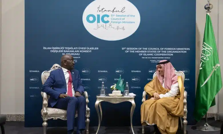 وزيرا خارجية موريتانيا والسعودية يبحثان في إسطنبول تعزيز التعاون وتنسيق المواقف الإقليمية