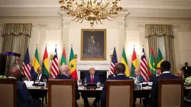 Photo de USA – Donald Trump reçoit cinq chefs d’État africains à la Maison Blanche