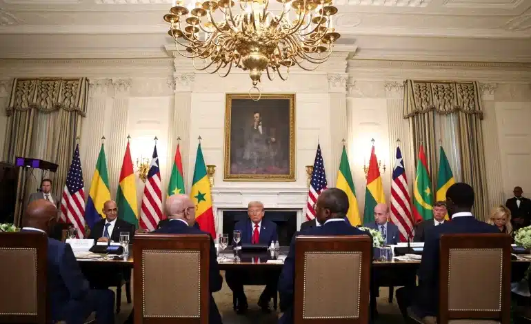USA – Donald Trump reçoit cinq chefs d’État africains à la Maison Blanche