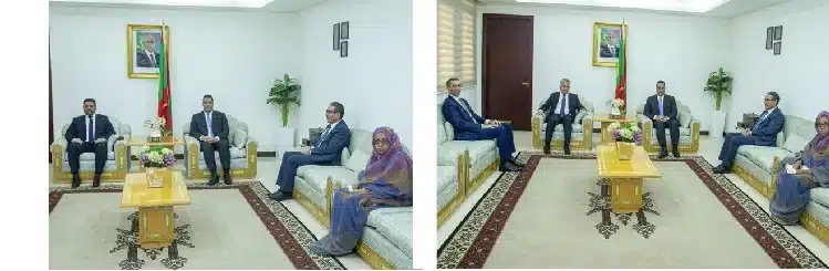 Renforcement de la coopération : le Premier ministre mauritanien reçoit les ambassadeurs de Libye et d’Égypte