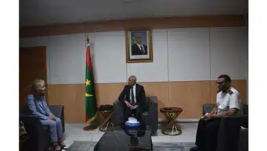 Photo de Le ministre de la Défense reçoit la coordinatrice résidente du système des Nations Unies dans notre pays