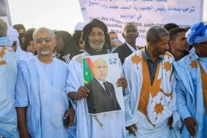 Son Excellence le président de la République arrive à Nouadhibou au milieu d'une réception officielle et populaire qui incarne la cohésion nationale