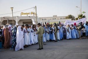 Son Excellence le président de la République arrive à Nouadhibou au milieu d'une réception officielle et populaire qui incarne la cohésion nationale