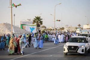 Son Excellence le président de la République arrive à Nouadhibou au milieu d'une réception officielle et populaire qui incarne la cohésion nationale