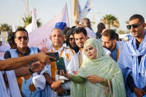 Son Excellence le président de la République arrive à Nouadhibou au milieu d'une réception officielle et populaire qui incarne la cohésion nationale