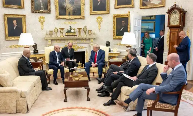 Rencontre au Sommet : Le Président Mohamed Ould Cheikh Ghazouani au Bureau Ovale