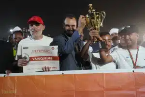 les vainqueurs du Grand Prix de Pétanque de Tasiast