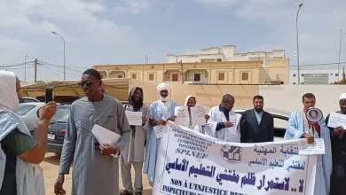Photo de Nouakchott :Sit-in des Inspecteurs de l’enseignement primaire.