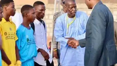 Photo de Moussa Yéro Dia en première ligne pour la jeunesse de Teyarett