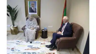 Photo de La ministre de l’Action sociale discute avec l’ambassadeur du Royaume-Uni de la coopération dans les domaines des affaires sociales