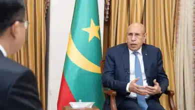 Photo de Ghazouani à propos des relations sino-mauritaniennes