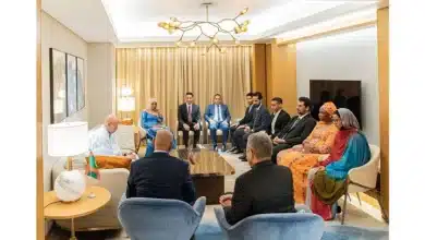 Photo de Ghazouani à Yokohama : rencontre avec la diaspora mauritanienne en marge de la TICAD 9