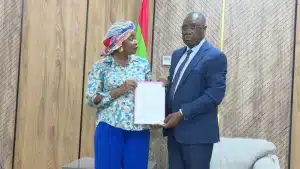 Le Premier Vice-Président de l’Assemblée nationale reçoit la Coordinatrice sous-régionale de Greenpeace pour l’Afrique de l’Ouest