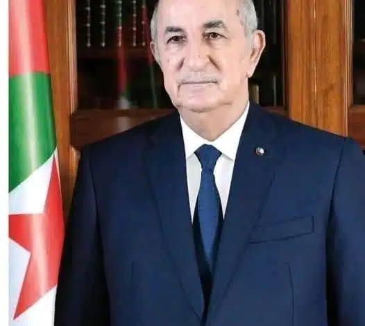 Photo officielle du président Abdelmadjid Tebboune annonçant la composition du nouveau gouvernement algérien dirigé par Sifi Ghrieb