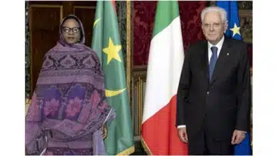 Photo de L’ambassadrice de Mauritanie en Italie présente ses lettres de créance
