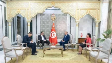 Photo de Mohamed Ali Nafti reçoit le nouveau directeur du Bureau de l’OIT pour le Maghreb