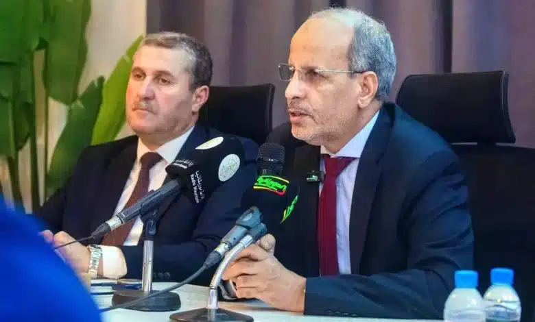 Le ministre Mohamed Melainine Ould Eyih s’exprimant lors de la Conférence ministérielle de l’ODEPA à Nouakchott