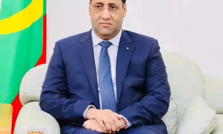 Son Excellence M. Mokhtar Ould Diay, Premier Ministre de Mauritanie, à son arrivée à Abou Dhabi, le 20 septembre 2025.