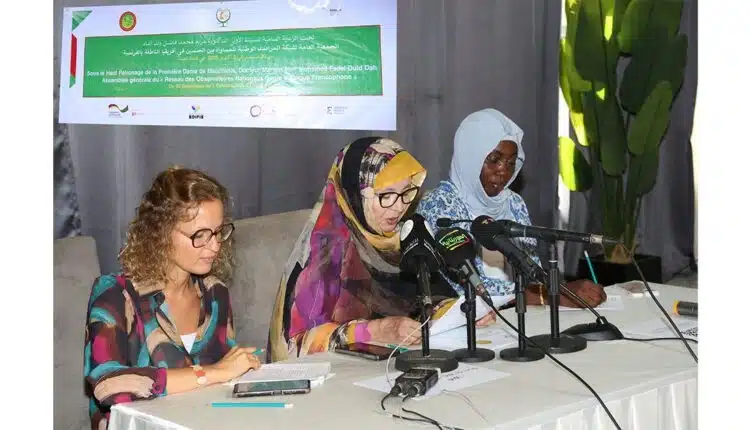 Photo de انطلاق أعمال الجمعية العامة لشبكة المراصد الوطنية للمساواة والتكافؤ في إفريقيا الناطقة بالفرنسية