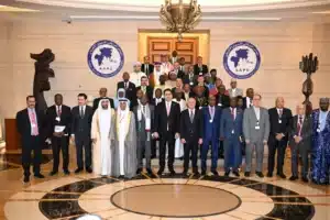 photo de famille ; Conférence générale du Conseil parlementaire afro-asiatique