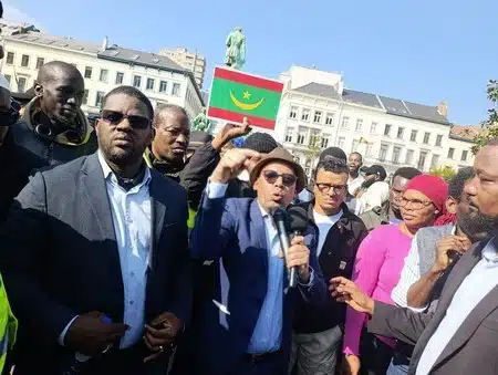 Manifestation de la diaspora mauritanienne à Bruxelles : voix unies contre le racisme, la discrimination et les exactions de l’État