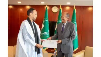 Photo de L’ambassadeur de Mauritanie en Éthiopie présente ses lettres de créance à la Commission de l’Union africaine