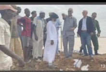 Photo de Visite du Hakem de Boghé au Projet Agricole de Wabindé