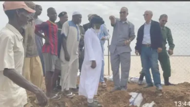 Photo de Visite du Hakem de Boghé au Projet Agricole de Wabindé