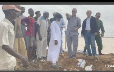 Le Hakem de Boghé effectue une visite de terrain au projet agricole de Waboundé
