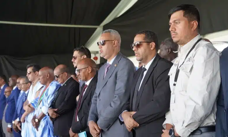 Représentants de Tasiast et des autorités à Akjoujt pour le Festival des villes minières 2025.