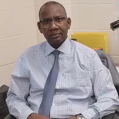 ortrait de Mamadou Moustapha Bâ, auteur mauritanien, octobre 2025 Légende : Mamadou Moustapha Bâ, auteur de la tribune sur le dialogue national en Mauritanie, 20 octobre 2025