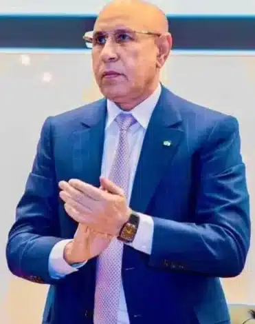 Mohamed Ould Cheikh El Ghazouani, symbole de stabilité et de continuité en Mauritanie.