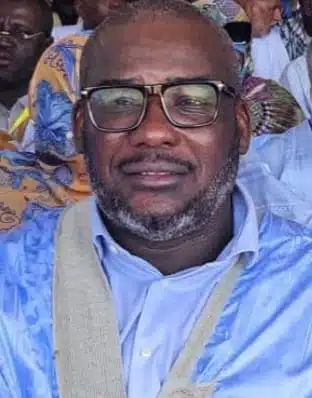 Portrait de M. Sidi Mohamed Alioune dit Sidi Diarra, président du parti CAP/El Messar, figure respectée de Rosso.