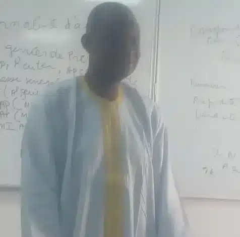 Mamadou Hamady Ndiaye, dit Bosco, lors d’un entretien à Nouakchott