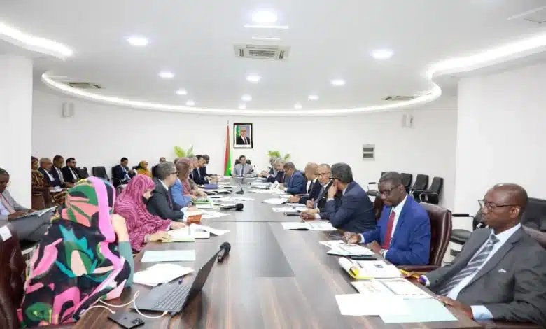 photo du Premier ministre Moctar Ould Diay lors d’une réunion gouvernementale