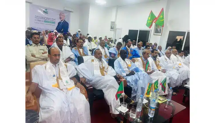 Le ministre des Mines lance le programme d’urgence de développement local à Zouerate 1 Le ministre des Mines lors du lancement du programme d’urgence de développement local à Zouerate