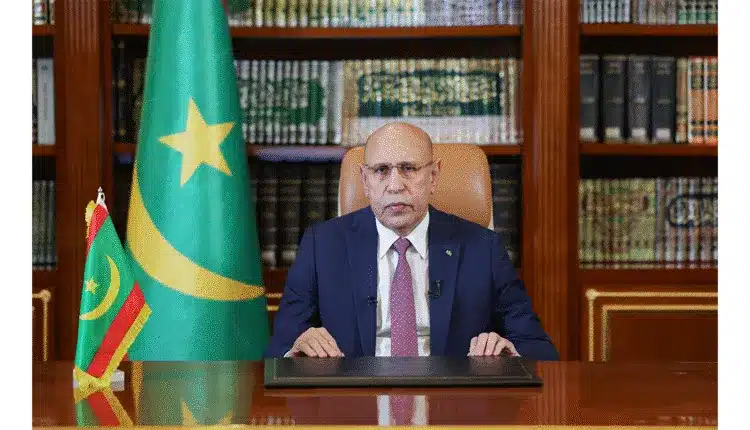 Discours du Président Mohamed Ould Cheikh El Ghazouani à l’occasion du 65e anniversaire de l’Indépendance nationale 1 Photo officielle du Président Ghazouani
