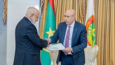 Photo de L’Envoyé spécial du président de la République reçu à Nouakchott par le président mauritanien