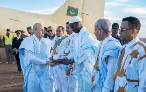 Ouadane : accueil officiel du Président Ghazouani par le parti El Insaf 7 accueilli ce soir le Président de la République, Mohamed Ould Cheikh El Ghazouani dans l'Adrar à Ouadane
