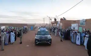 Ouadane : accueil officiel du Président Ghazouani par le parti El Insaf 9 Ouadane : accueil officiel du Président Ghazouani par le parti El Insaf