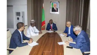 Photo de Le ministre des Domaines reçoit le secrétaire exécutif de l’Agence africaine de la Grande Muraille Verte