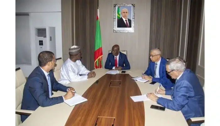 Le ministre des Domaines reçoit le secrétaire exécutif de l’Agence africaine de la Grande Muraille Verte