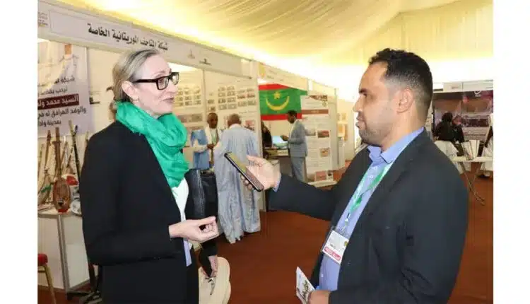 La chargée d’affaires de l’ambassade des États-Unis salue l’organisation du Festival des Cités du Patrimoine 1 القائمة بالأعمال بالسفارة الأمريكية: موريتانيا تزخر بالكثير مما يمكن رؤيته وتعلمه ومهرجان التراث تجربة مذهلة