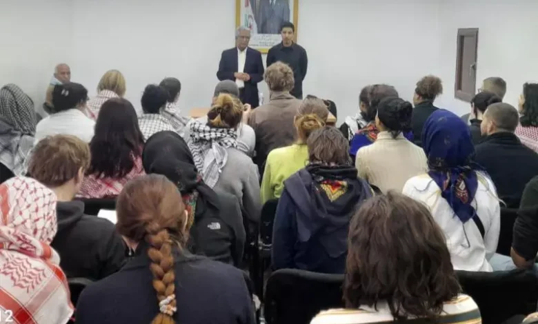 Des jeunes suisses et allemands effectuent une visite aux institutions de la République sahraouie 1 Des jeunes suisses et allemands effectuent une visite aux institutions de la République sahraouie